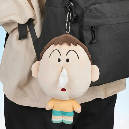 Cartoon Plush Tissue Holder Doll