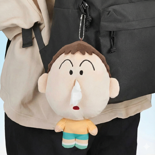 Cartoon Plush Tissue Holder Doll